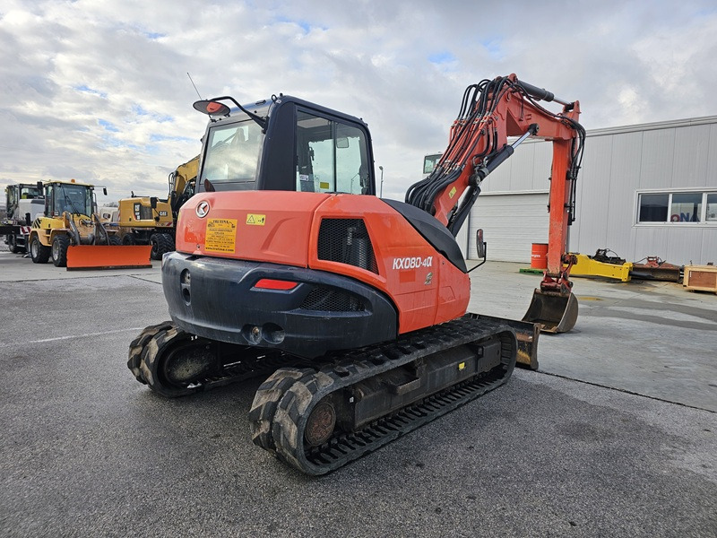 KUBOTA KX080-4a - Мини багер: снимка 3 KUBOTA KX080-4a - Мини багер: снимка 3