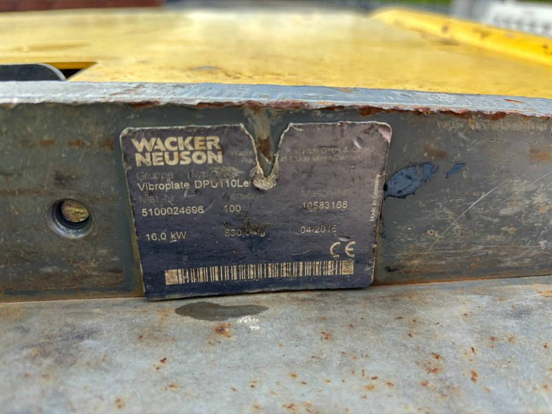 WACKER NEUSON DPU110 Lem 970 - Виброплоча: снимка 5 WACKER NEUSON DPU110 Lem 970 - Виброплоча: снимка 5