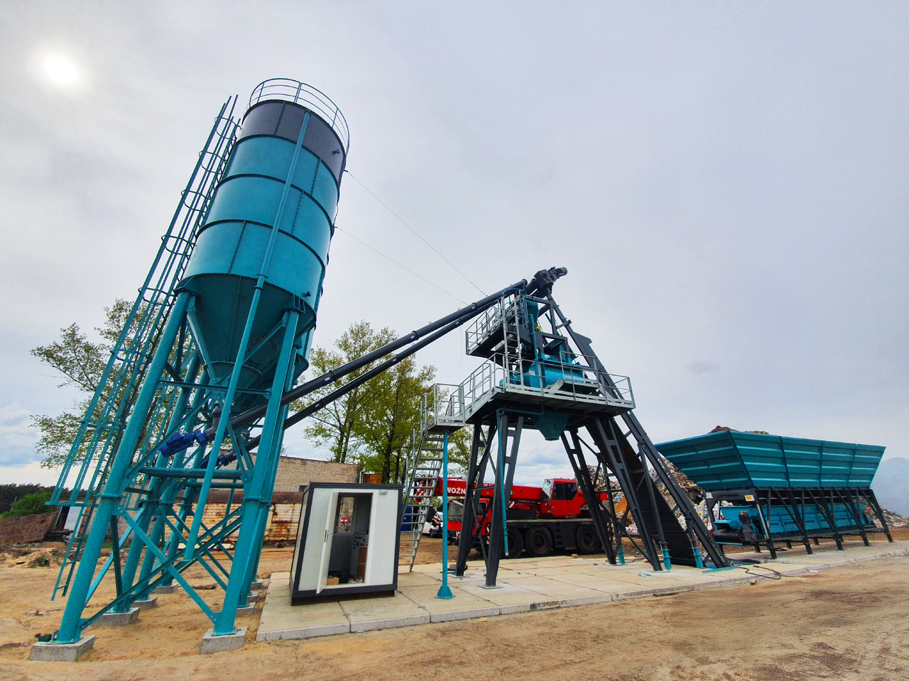 Constmach 100 m³/h Compact Concrete Batching Plant - Бетонов възел: снимка 3 Constmach 100 m³/h Compact Concrete Batching Plant - Бетонов възел: снимка 3