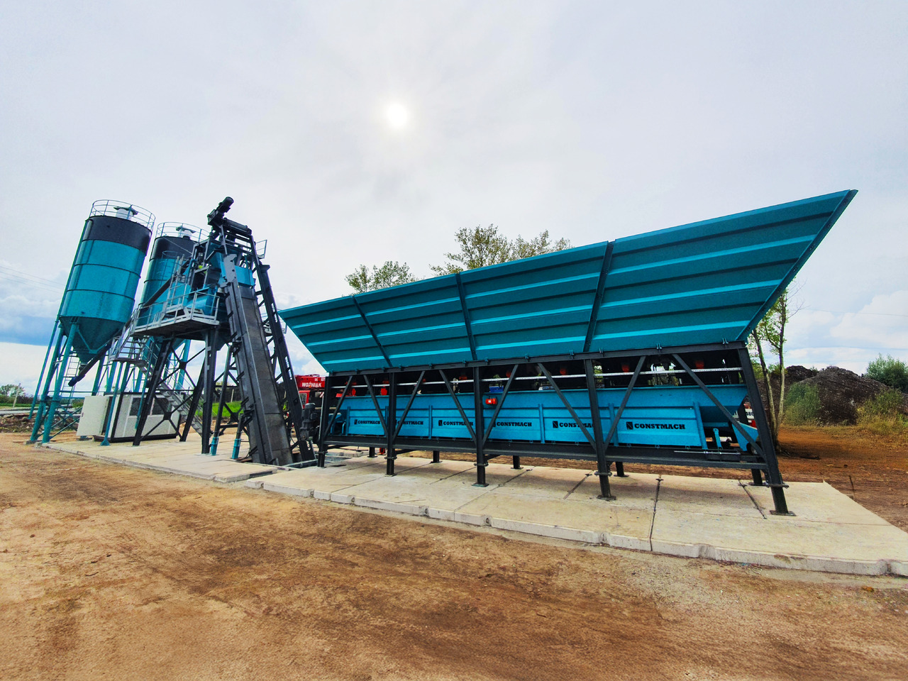 Constmach 100 m³/h Compact Concrete Batching Plant - Бетонов възел: снимка 4 Constmach 100 m³/h Compact Concrete Batching Plant - Бетонов възел: снимка 4