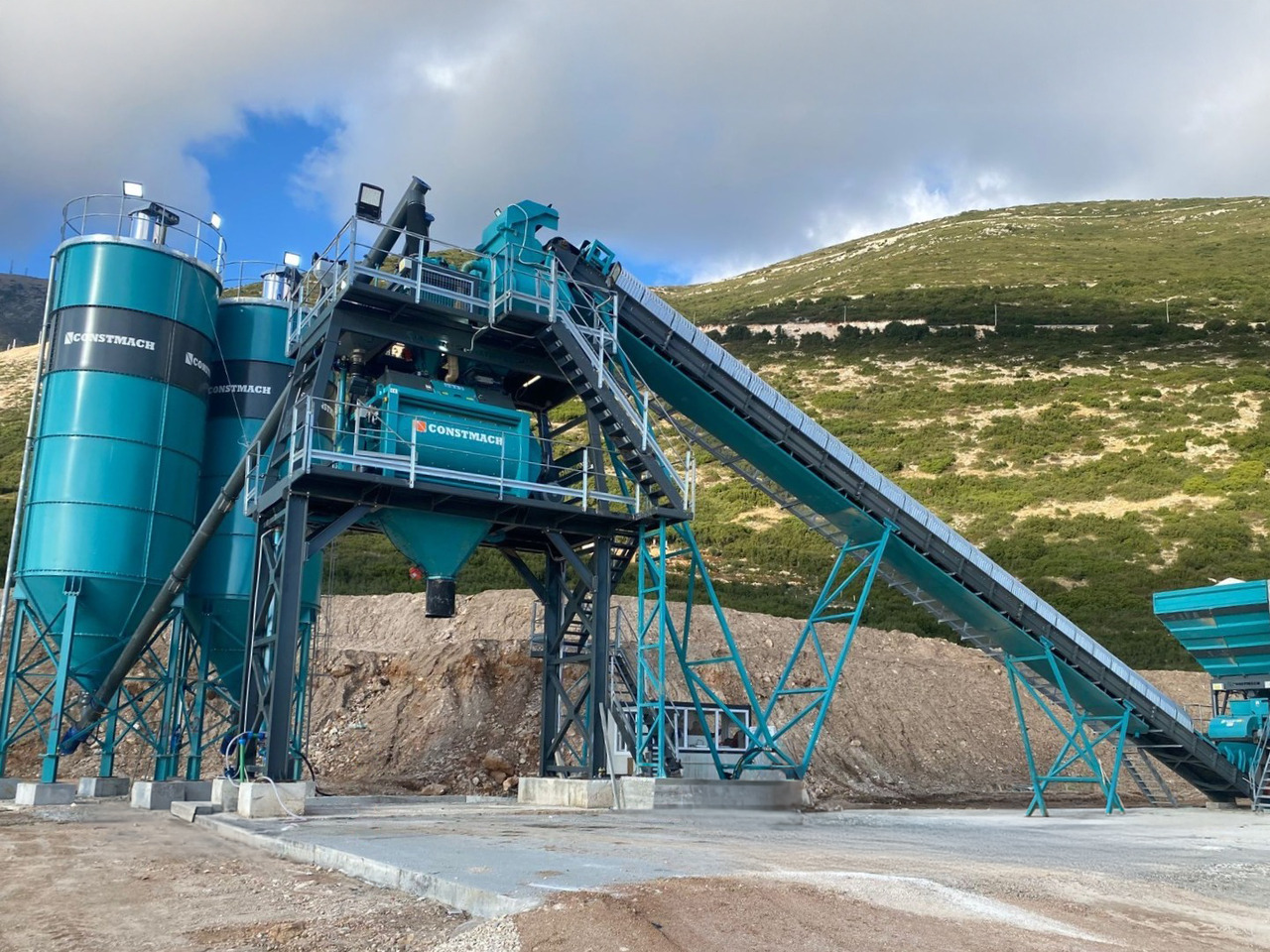 Constmach 120 m³/h Stationary Concrete Batching Plant - Бетонов възел: снимка 1 Constmach 120 m³/h Stationary Concrete Batching Plant - Бетонов възел: снимка 1