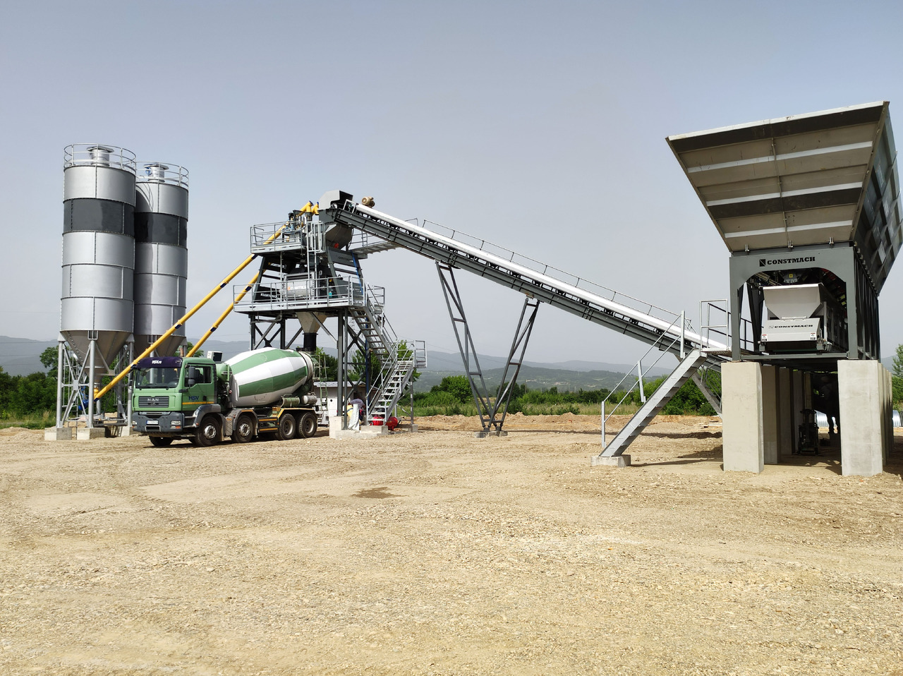 Constmach 160 m³/h Stationary Concrete Batching Plant - Бетонов възел: снимка 1 Constmach 160 m³/h Stationary Concrete Batching Plant - Бетонов възел: снимка 1