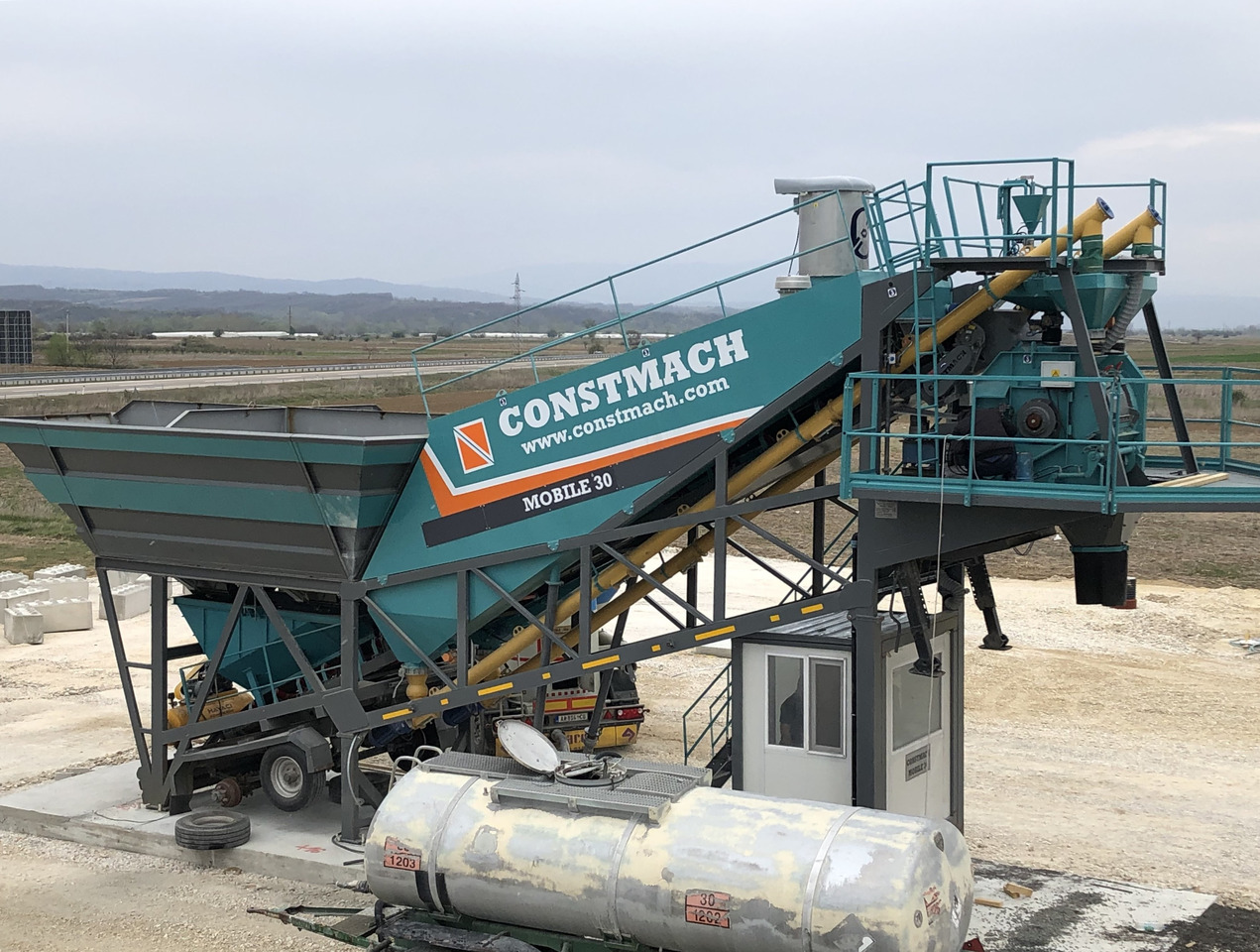 Constmach 30 m³/h Mobile Concrete Batching Plant - Бетонов възел: снимка 4 Constmach 30 m³/h Mobile Concrete Batching Plant - Бетонов възел: снимка 4
