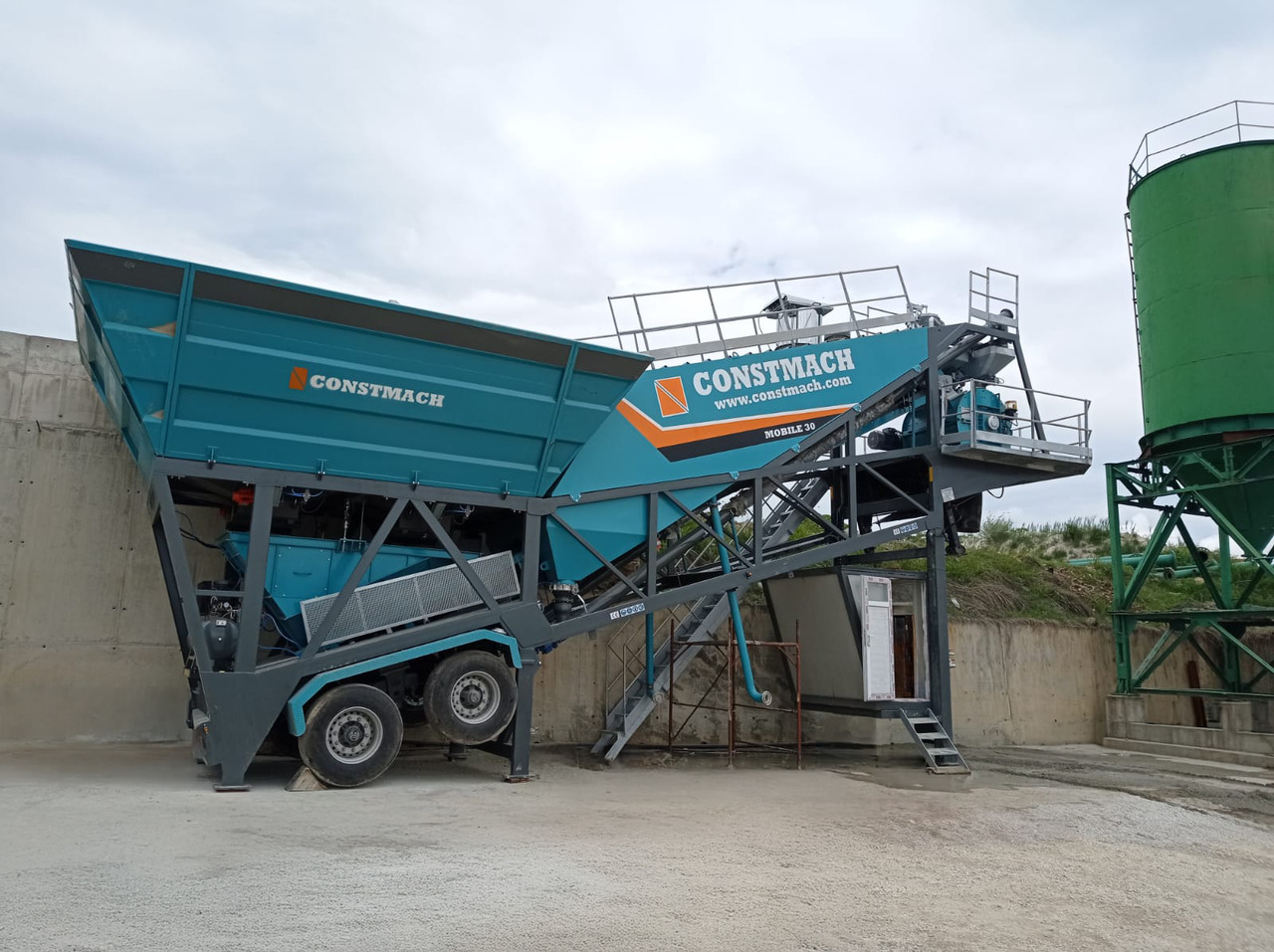 Constmach 30 m³/h Mobile Concrete Batching Plant - Бетонов възел: снимка 2 Constmach 30 m³/h Mobile Concrete Batching Plant - Бетонов възел: снимка 2