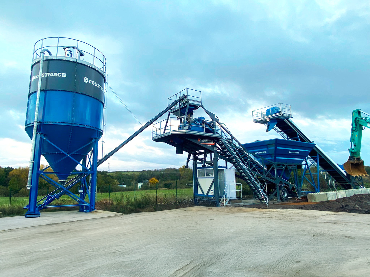 Constmach 30 m³/h Mobile Concrete Batching Plant - Бетонов възел: снимка 1 Constmach 30 m³/h Mobile Concrete Batching Plant - Бетонов възел: снимка 1