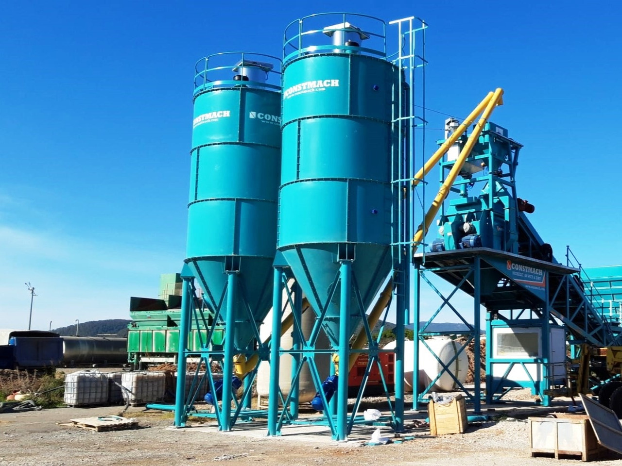 Constmach 50 Ton Capacity Cement Silo - Силоз за цимент: снимка 1 Constmach 50 Ton Capacity Cement Silo - Силоз за цимент: снимка 1