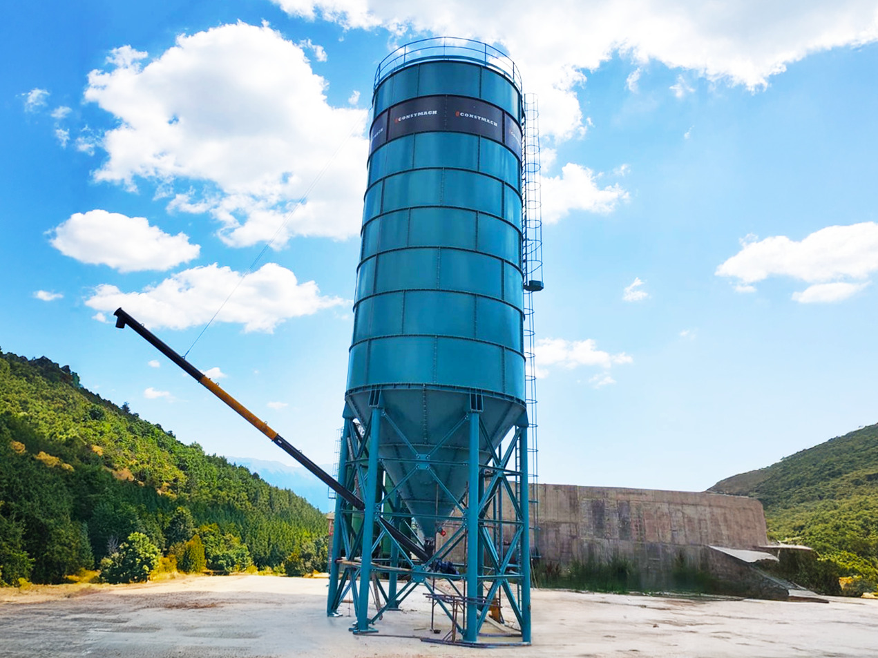Constmach 500 Ton Capacity Cement Silo - Силоз за цимент: снимка 1 Constmach 500 Ton Capacity Cement Silo - Силоз за цимент: снимка 1