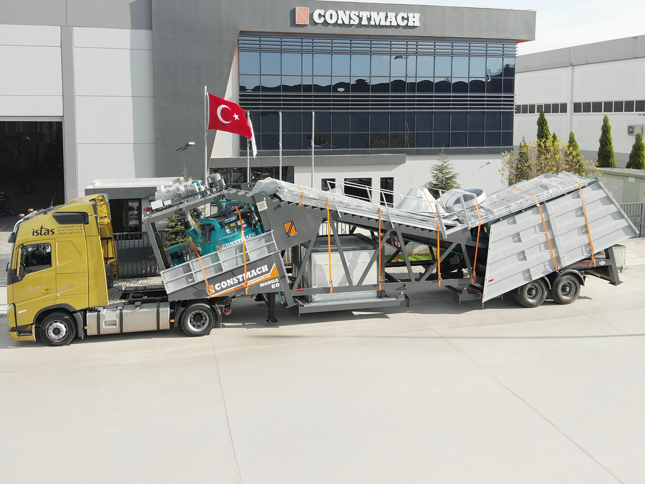 Constmach Centrale à Béton Mobile de 60 m³/h - Бетонов възел: снимка 4 Constmach Centrale à Béton Mobile de 60 m³/h - Бетонов възел: снимка 4