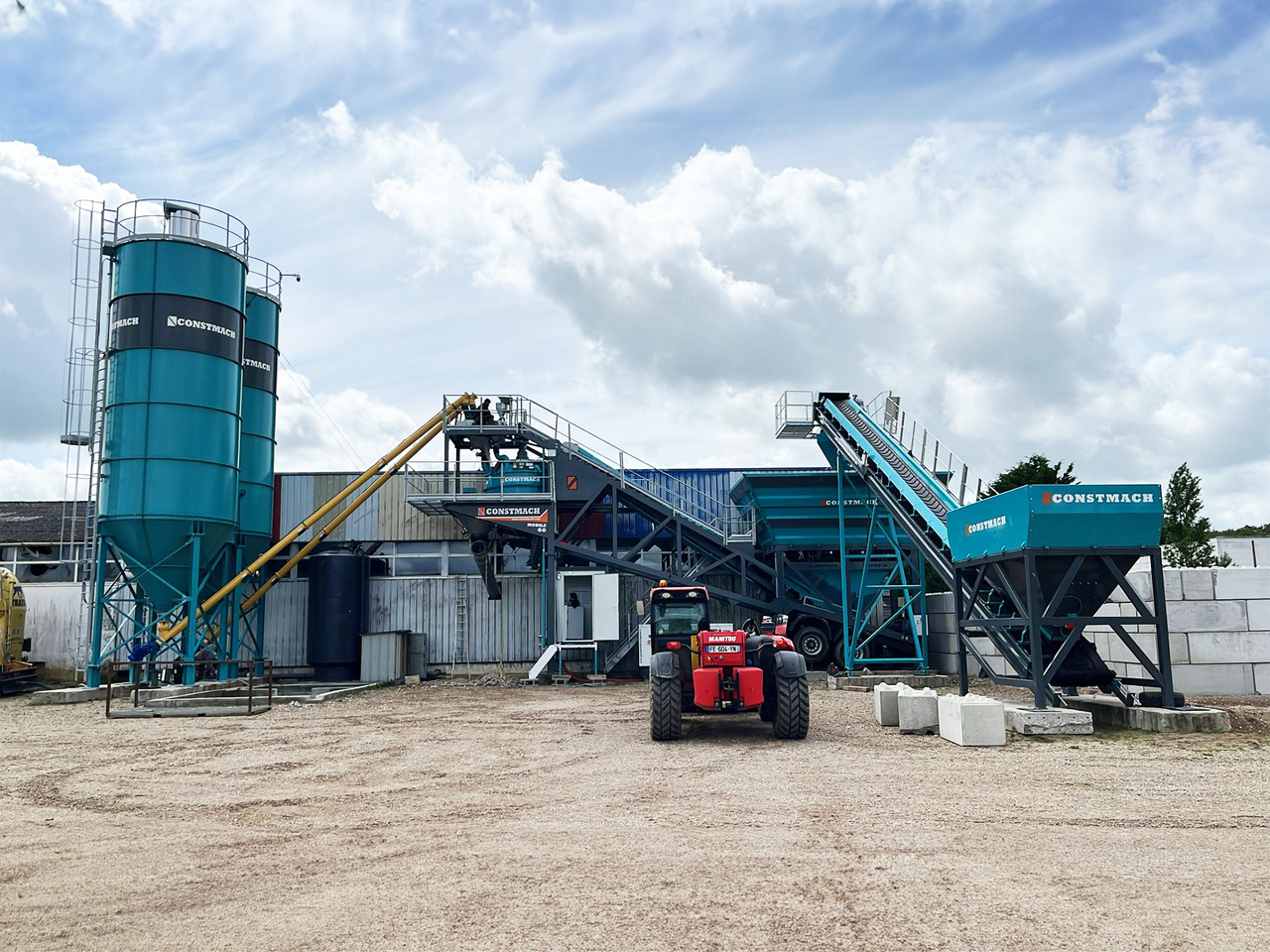 Constmach Centrale à Béton Mobile de 60 m³/h - Бетонов възел: снимка 2 Constmach Centrale à Béton Mobile de 60 m³/h - Бетонов възел: снимка 2