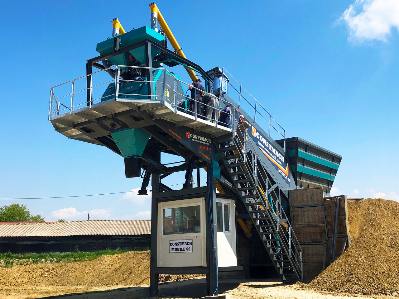 Constmach Centrale à Béton Mobile de 60 m³/h - Бетонов възел: снимка 3 Constmach Centrale à Béton Mobile de 60 m³/h - Бетонов възел: снимка 3