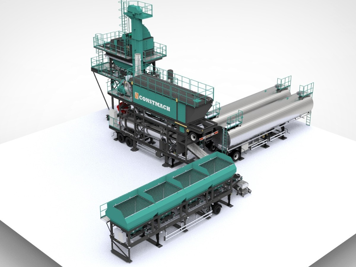 Constmach Centrales D'asphalte Mobiles de Type Batch - Асфалтова база: снимка 1 Constmach Centrales D'asphalte Mobiles de Type Batch - Асфалтова база: снимка 1
