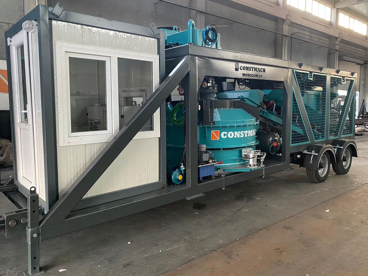 Constmach Mini Mobile Concrete Batching Plant 30 m³/h - Бетонов възел: снимка 3 Constmach Mini Mobile Concrete Batching Plant 30 m³/h - Бетонов възел: снимка 3