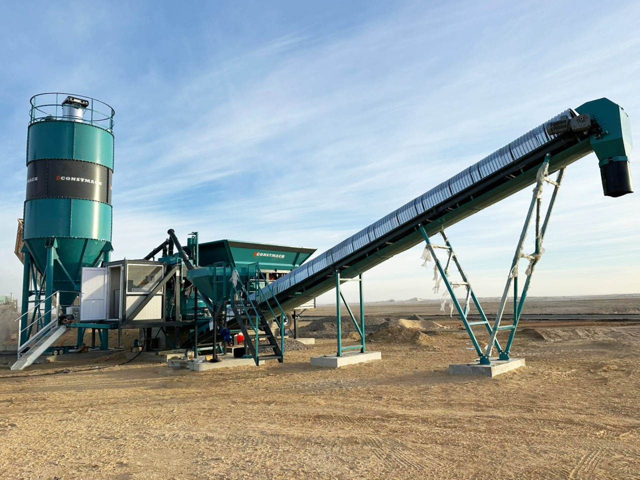 Constmach Mini Mobile Concrete Batching Plant 30 m³/h - Бетонов възел: снимка 2 Constmach Mini Mobile Concrete Batching Plant 30 m³/h - Бетонов възел: снимка 2