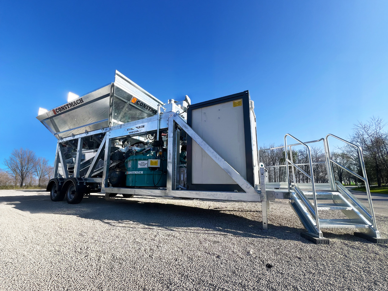 Constmach Mini Mobile Concrete Batching Plant 30 m³/h - Бетонов възел: снимка 4 Constmach Mini Mobile Concrete Batching Plant 30 m³/h - Бетонов възел: снимка 4