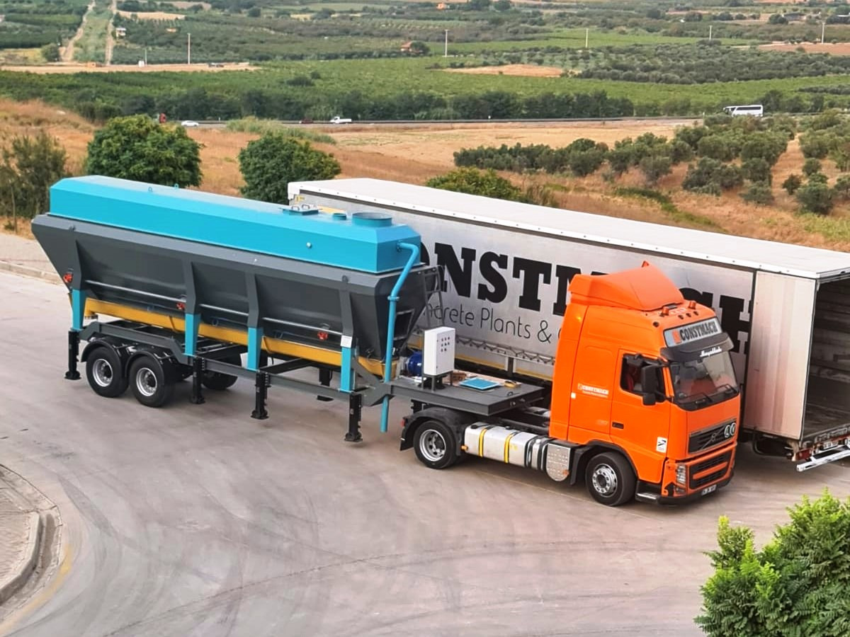 Constmach Mobile Cement Silo (Horizontal Cement Silo) - Силоз за цимент: снимка 3 Constmach Mobile Cement Silo (Horizontal Cement Silo) - Силоз за цимент: снимка 3