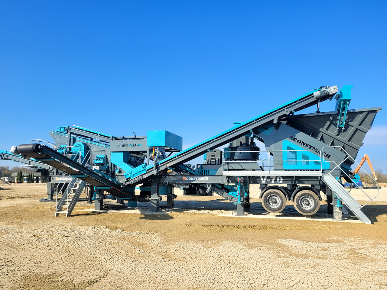 Constmach Mobiler Brecher mit vertikaler Welle und einer Kapazität von 200 t/h - Мобилна трошачка: снимка 4 Constmach Mobiler Brecher mit vertikaler Welle und einer Kapazität von 200 t/h - Мобилна трошачка: снимка 4