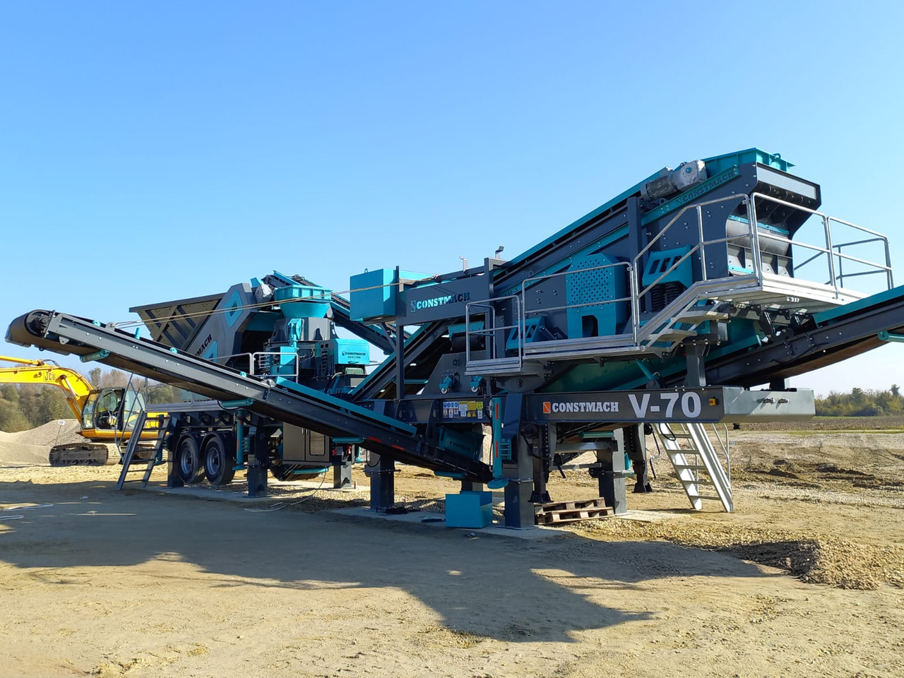 Constmach Mobiler Brecher mit vertikaler Welle und einer Kapazität von 200 t/h - Мобилна трошачка: снимка 5 Constmach Mobiler Brecher mit vertikaler Welle und einer Kapazität von 200 t/h - Мобилна трошачка: снимка 5