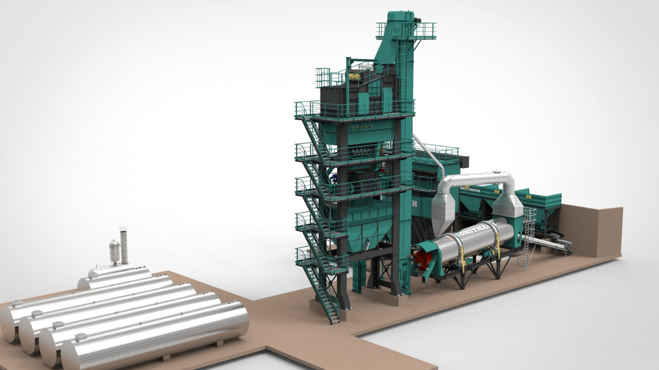 Constmach Stationary Asphalt Plant Delivered in Stock 2 Year Warranty - Асфалтова база: снимка 3 Constmach Stationary Asphalt Plant Delivered in Stock 2 Year Warranty - Асфалтова база: снимка 3
