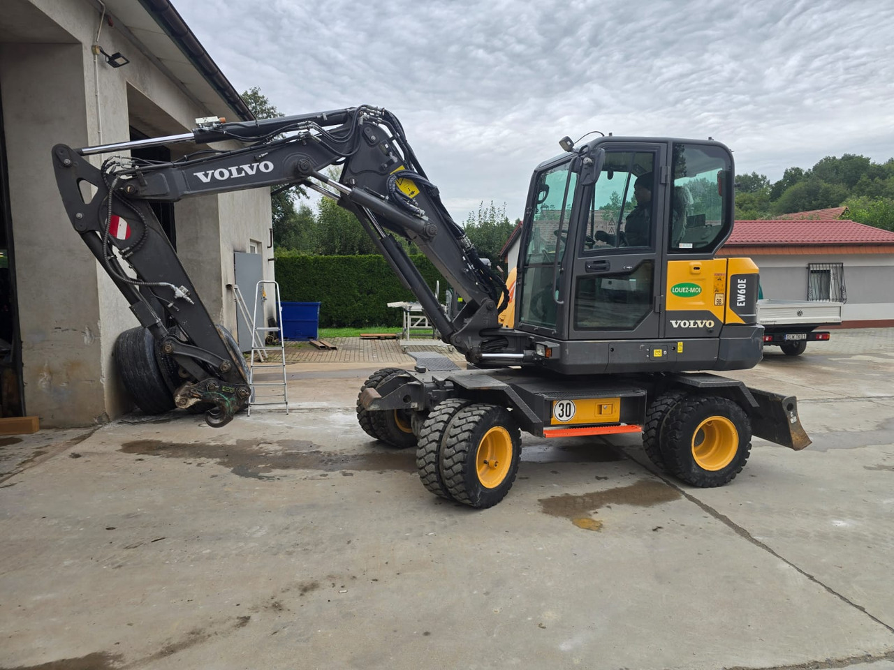 VOLVO EW 60E - Колесен багер: снимка 1 VOLVO EW 60E - Колесен багер: снимка 1