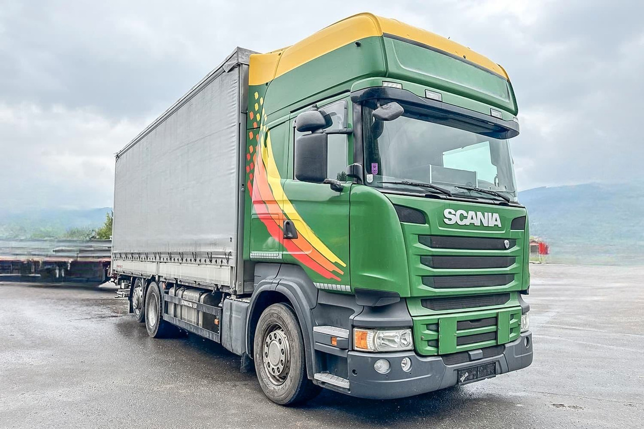 Scania R450 - Камион с брезент: снимка 1 Scania R450 - Камион с брезент: снимка 1