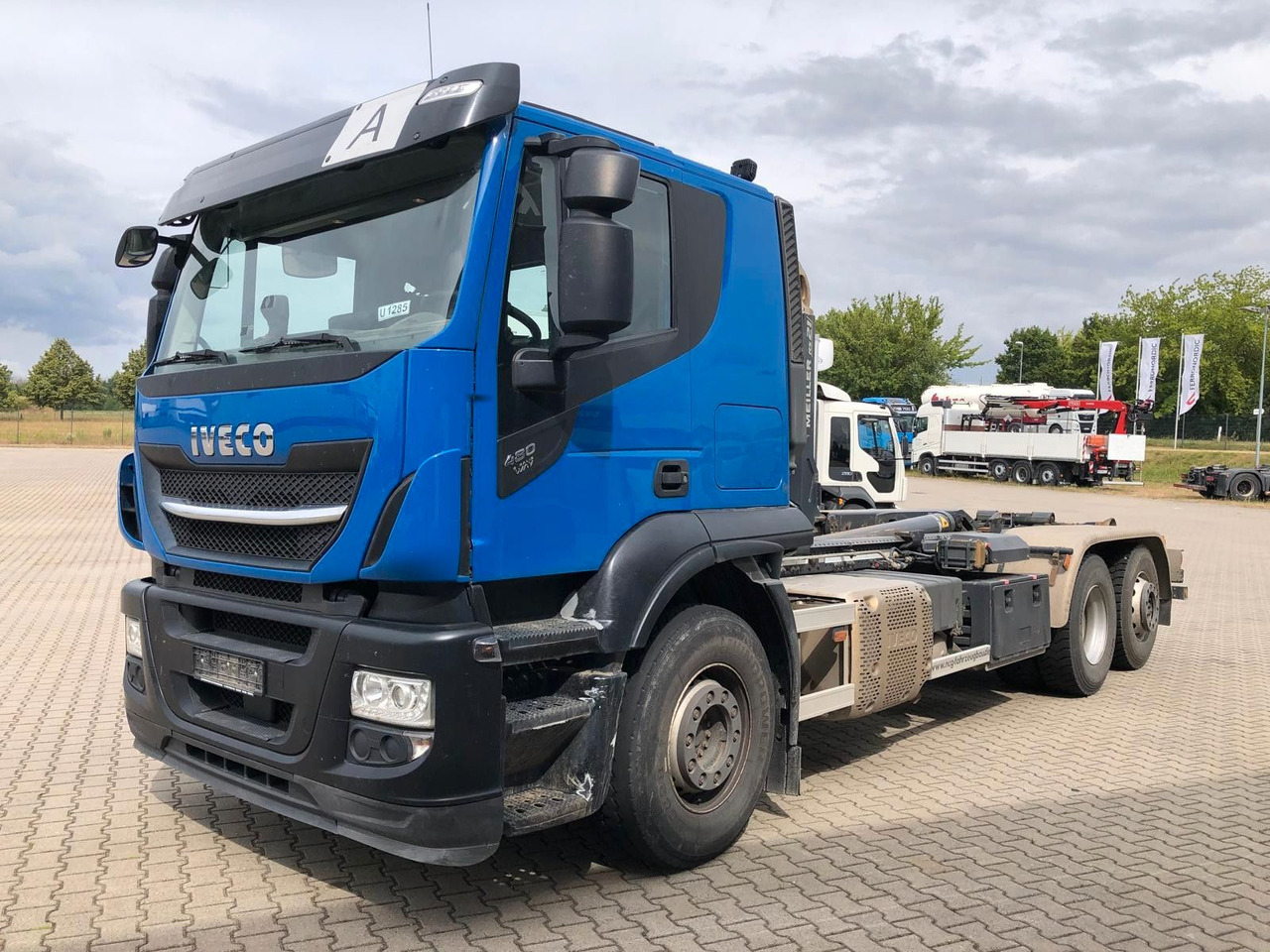 Iveco X-Way 480 Intarder*AHK*Lenk/LiftAchse*Meiller - Мултилифт с кука камион: снимка 1 Iveco X-Way 480 Intarder*AHK*Lenk/LiftAchse*Meiller - Мултилифт с кука камион: снимка 1