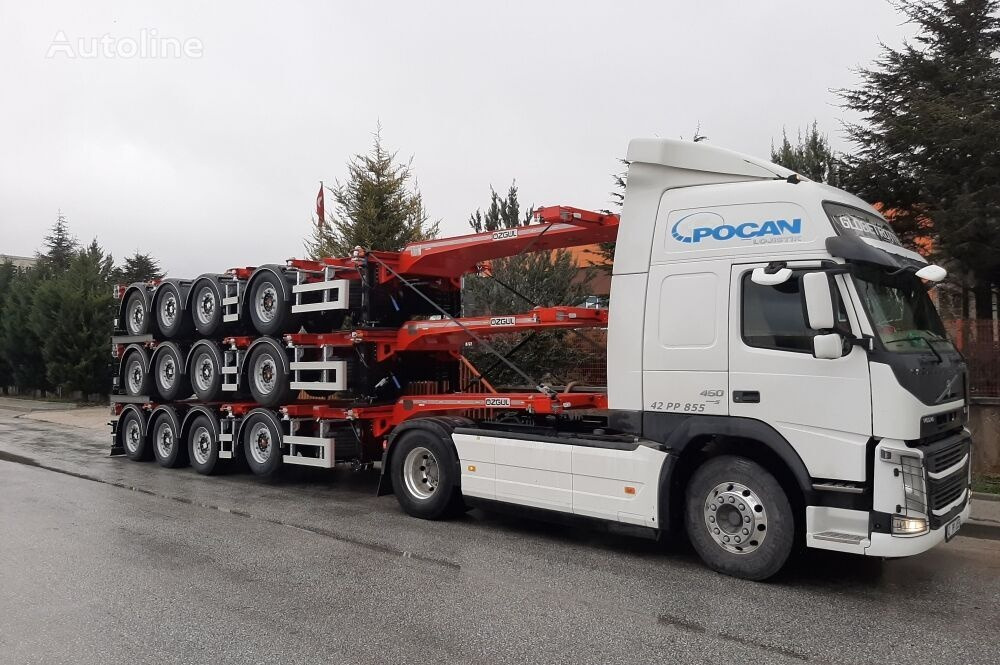 Özgül 4 AXLE HIGH CUBE CONTAINER CARRIER - Контейнеровоз/ Сменна каросерия полуремарке: снимка 5 Özgül 4 AXLE HIGH CUBE CONTAINER CARRIER - Контейнеровоз/ Сменна каросерия полуремарке: снимка 5