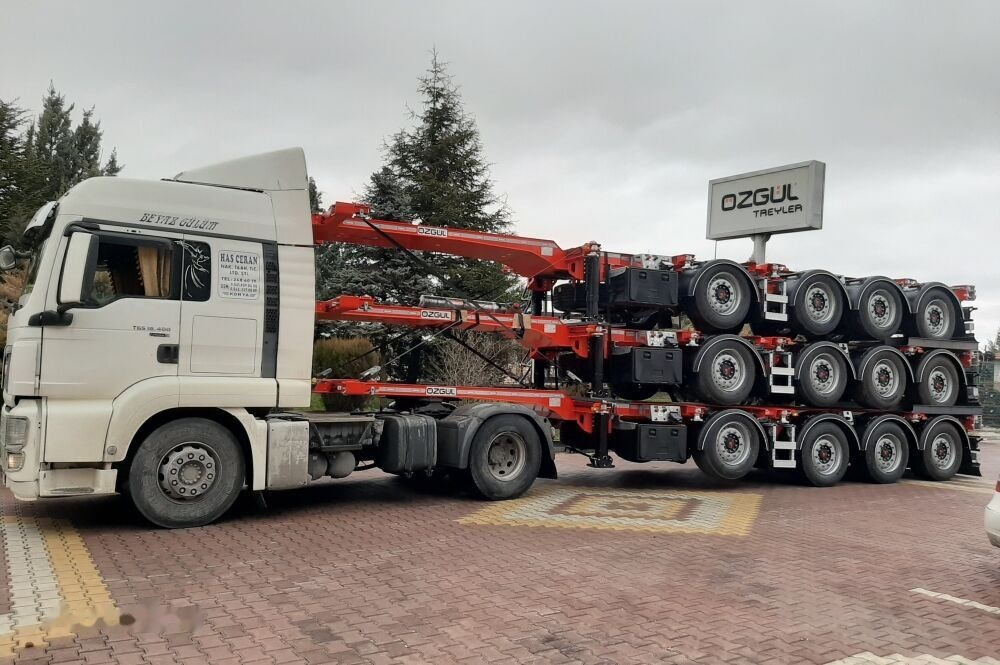 Özgül 4 AXLE HIGH CUBE CONTAINER CARRIER - Контейнеровоз/ Сменна каросерия полуремарке: снимка 1 Özgül 4 AXLE HIGH CUBE CONTAINER CARRIER - Контейнеровоз/ Сменна каросерия полуремарке: снимка 1