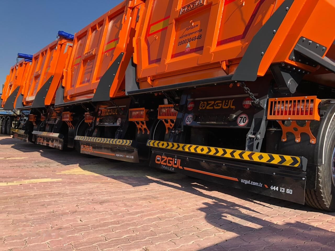 Özgül HALF PIPE TIPPING TRAILER - Самосвал полуремарке: снимка 1 Özgül HALF PIPE TIPPING TRAILER - Самосвал полуремарке: снимка 1