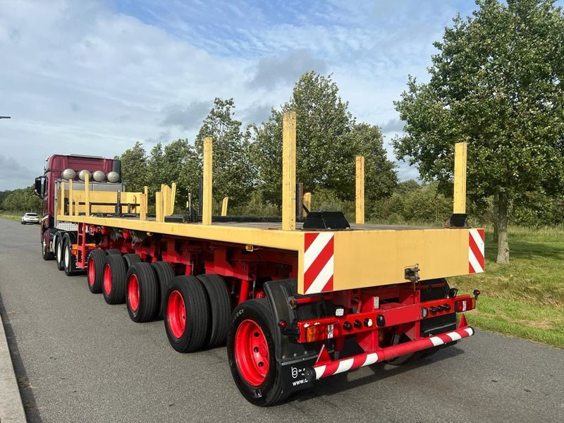 Бордово полуремарке/ Платформа Faymonville SPNZ - 5 Ballast trailer: снимка 6