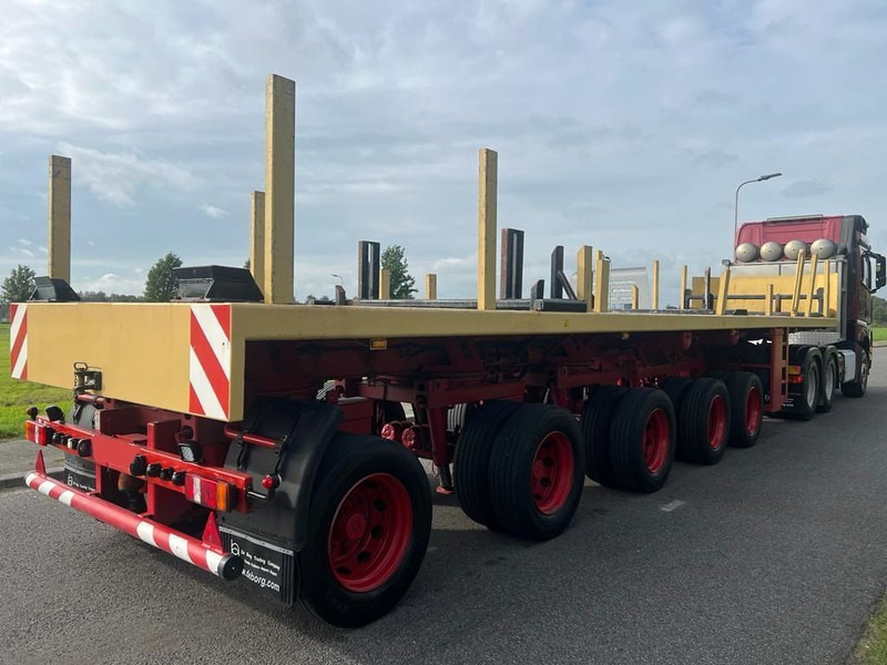 Бордово полуремарке/ Платформа Faymonville SPNZ - 5 Ballast trailer: снимка 8