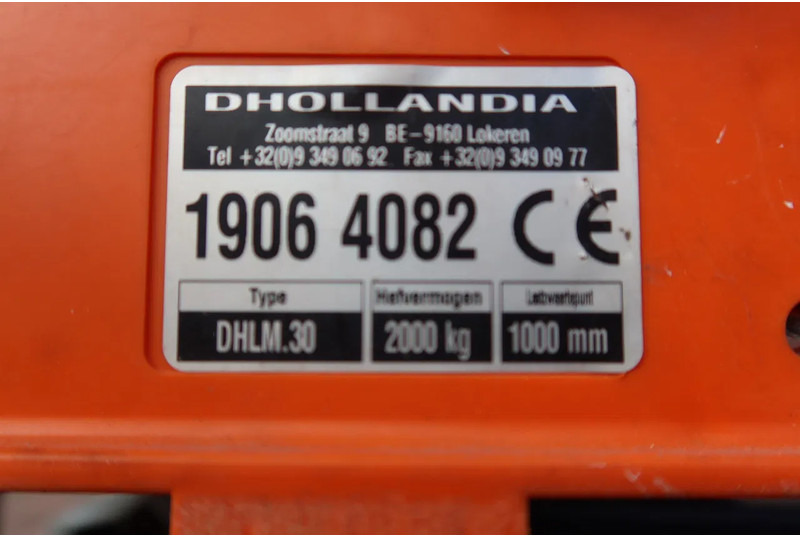 Камион фургон DAF CF 290 FA Bak + klep Dhollandia 2000 KG: снимка 12
