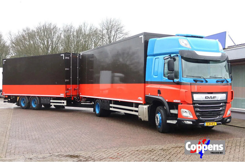 DAF CF 410 Bakwagen + Trailer 2x DHollandia 2000kg 5 stuks in voorraad!! - Камион фургон: снимка 1 DAF CF 410 Bakwagen + Trailer 2x DHollandia 2000kg 5 stuks in voorraad!! - Камион фургон: снимка 1