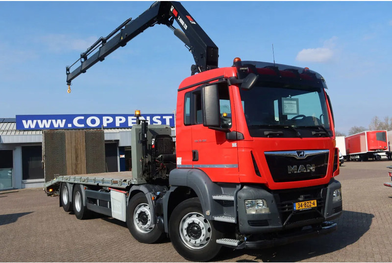 MAN TGS 35.360 8X2 Euro 6 Oprijwagen + HIAB 228 E 3 kraan. Radio grafisch + winch - Камион с кран: снимка 2 MAN TGS 35.360 8X2 Euro 6 Oprijwagen + HIAB 228 E 3 kraan. Radio grafisch + winch - Камион с кран: снимка 2