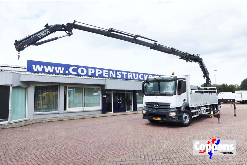 Mercedes-Benz ANTOS 2830 Kraanwagen open Laadbak Fassi F295 + FLY-JIB - Камион с кран: снимка 1 Mercedes-Benz ANTOS 2830 Kraanwagen open Laadbak Fassi F295 + FLY-JIB - Камион с кран: снимка 1