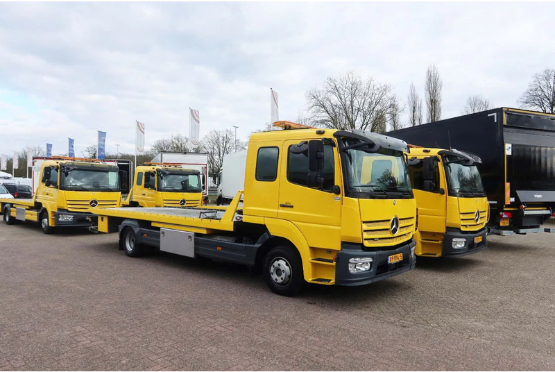 Автовоз камион Mercedes-Benz Atego 1221 L Takel wagen 6 Persoons: снимка 20