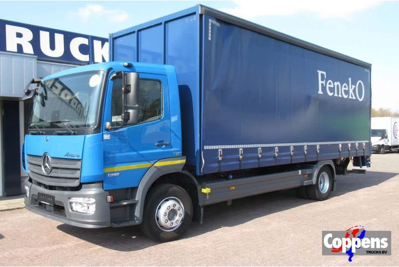 Mercedes-Benz Atego 1318L Euro 6 - Камион с брезент: снимка 1 Mercedes-Benz Atego 1318L Euro 6 - Камион с брезент: снимка 1