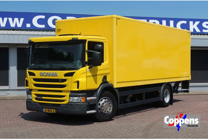 Scania P250 4x2 Bakwagen+Klep E6 Dhollandia 1500 kg - Камион фургон: снимка 1 Scania P250 4x2 Bakwagen+Klep E6 Dhollandia 1500 kg - Камион фургон: снимка 1