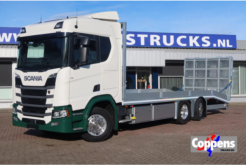 Scania R500 NGS Machine oprijwagen Stuur as. - Автовоз камион: снимка 1 Scania R500 NGS Machine oprijwagen Stuur as. - Автовоз камион: снимка 1