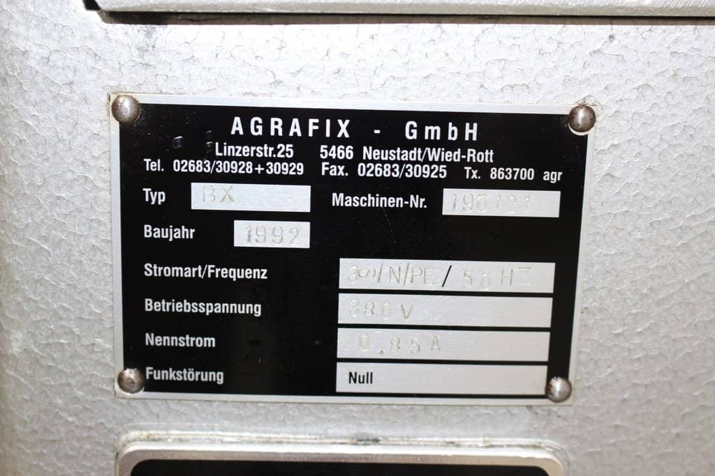 Печатарско оборудване AGRAFIX BX: снимка 6