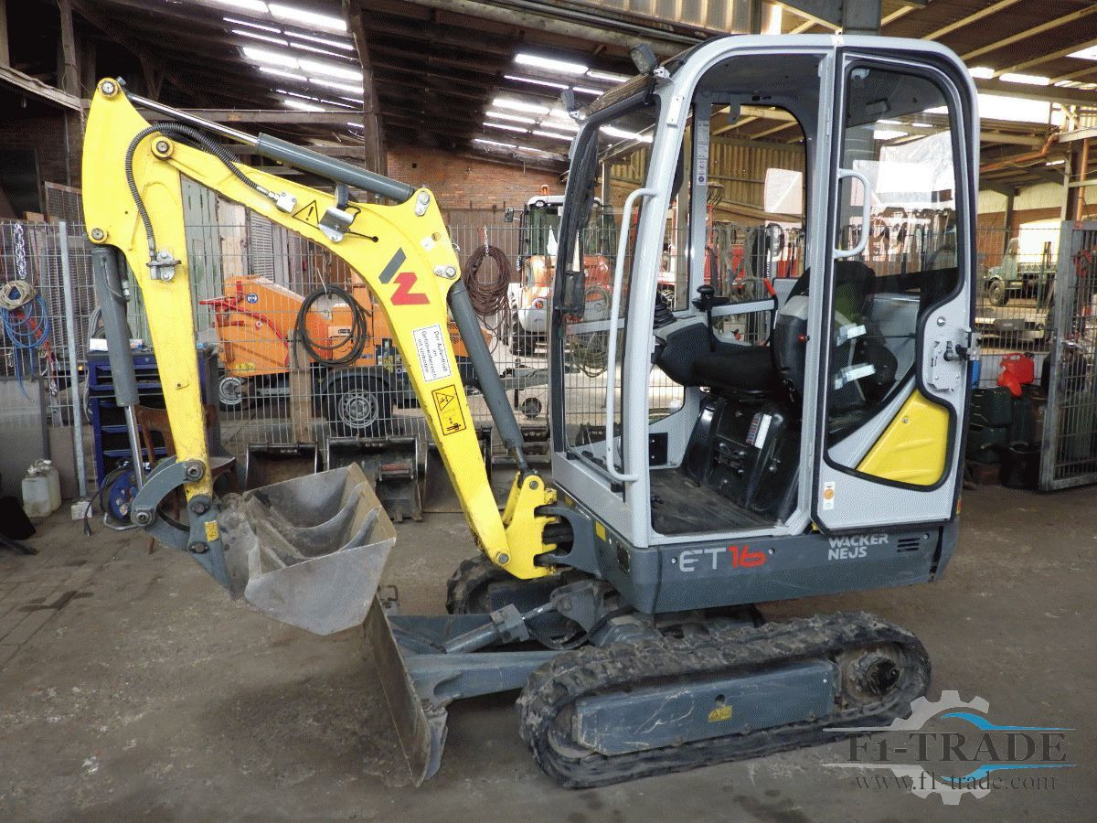 Wacker neuson ET 16 - Мини багер: снимка 1 Wacker neuson ET 16 - Мини багер: снимка 1