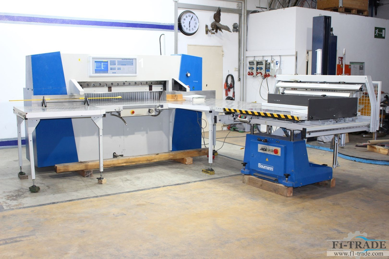 Wohlenberg 137 CUT-Tec - Машина за рязане на хартия: снимка 1 Wohlenberg 137 CUT-Tec - Машина за рязане на хартия: снимка 1