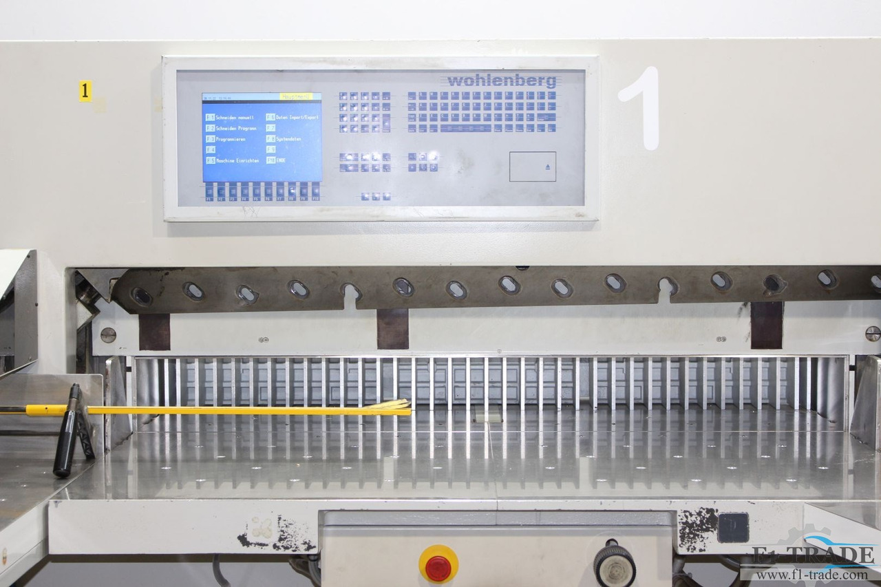 Wohlenberg 137 CUT-Tec - Машина за рязане на хартия: снимка 4 Wohlenberg 137 CUT-Tec - Машина за рязане на хартия: снимка 4