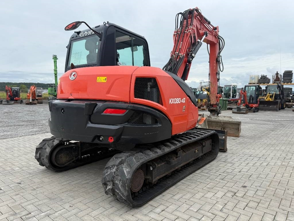 Kubota KX 080-4 - Мини багер: снимка 5 Kubota KX 080-4 - Мини багер: снимка 5