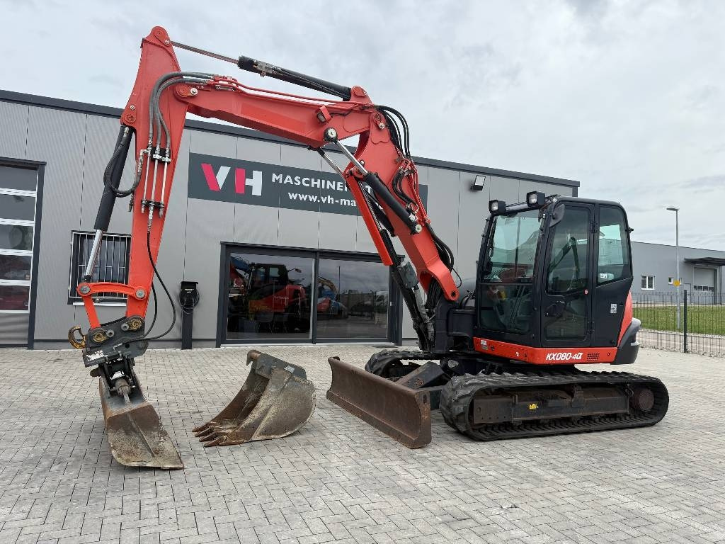 Kubota KX 080-4 - Мини багер: снимка 1 Kubota KX 080-4 - Мини багер: снимка 1