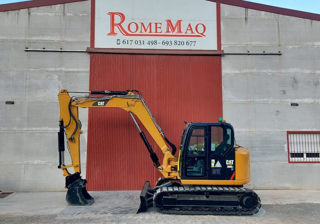 CAT 308E2CR - Мини багер: снимка 1 CAT 308E2CR - Мини багер: снимка 1
