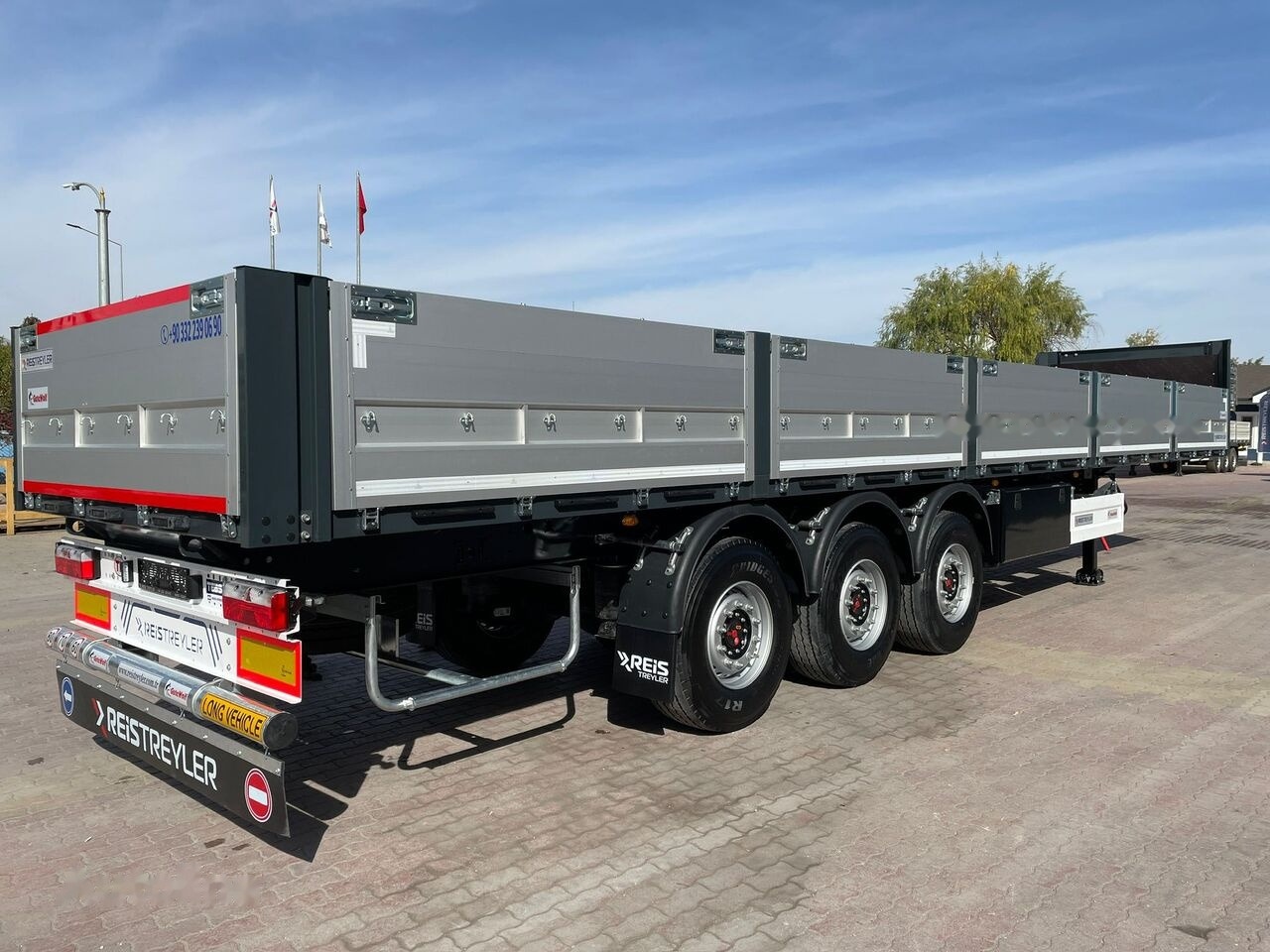 Reis Treyler Aluminium Cover General Cargo - Бордово полуремарке/ Платформа: снимка 3 Reis Treyler Aluminium Cover General Cargo - Бордово полуремарке/ Платформа: снимка 3