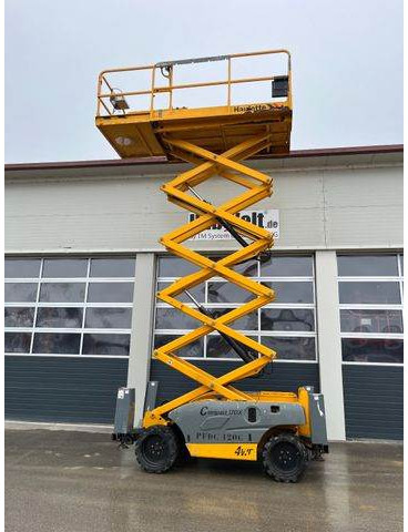 Haulotte Compact 12DX 12m Diesel Scherenarbeitsbühne 4x4 - Ножична работна платформа: снимка 2 Haulotte Compact 12DX 12m Diesel Scherenarbeitsbühne 4x4 - Ножична работна платформа: снимка 2