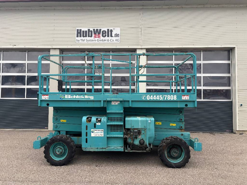Haulotte H 12 SDX 12m Diesel Scherenarbeitsbühne - Ножична работна платформа: снимка 1 Haulotte H 12 SDX 12m Diesel Scherenarbeitsbühne - Ножична работна платформа: снимка 1