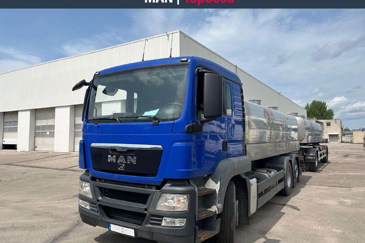 MAN 26.400 6X2-2 Plandex (8633) - Камион цистерна, Ремарке цистерна: снимка 1 MAN 26.400 6X2-2 Plandex (8633) - Камион цистерна, Ремарке цистерна: снимка 1