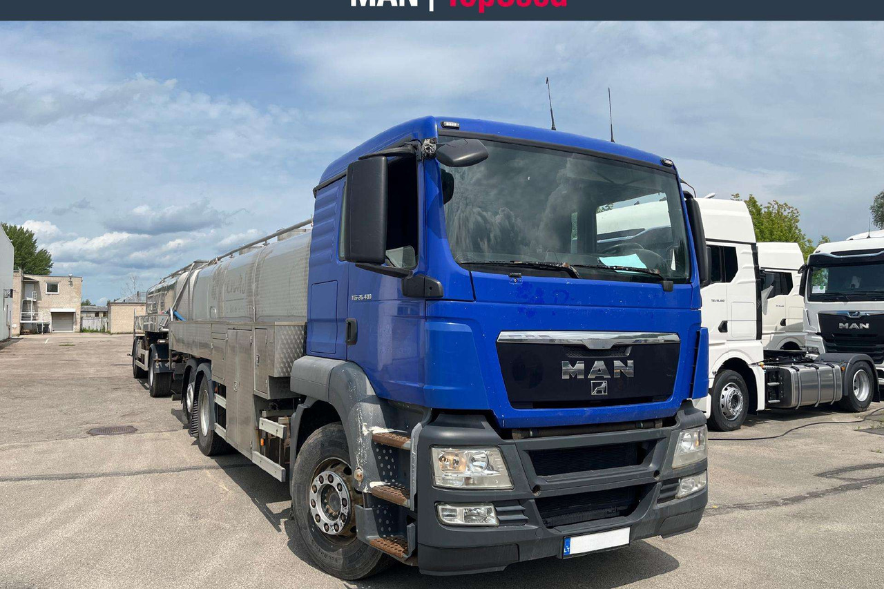 MAN 26.400 6X2-2 Plandex (8633) - Камион цистерна, Ремарке цистерна: снимка 2 MAN 26.400 6X2-2 Plandex (8633) - Камион цистерна, Ремарке цистерна: снимка 2